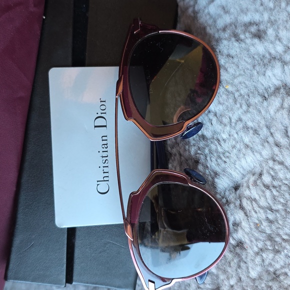 Christian Dior Pink Frame Sunglasses - Picture 3 of 10